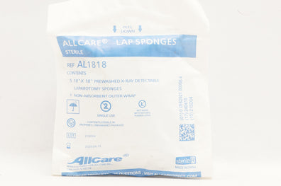 AllCare AL1818 Laparotomy Sponges  18 inch  x 18 inch - Pack of 5